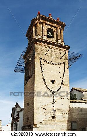 Stock Photo - ecija, sevilla, spain; la iglesia de santo domingo (saint dominics church). Fotosearch