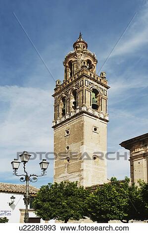 Stock Image - ecija, sevilla, spain; la iglesia mayor de santa cruz. Fotosearch
