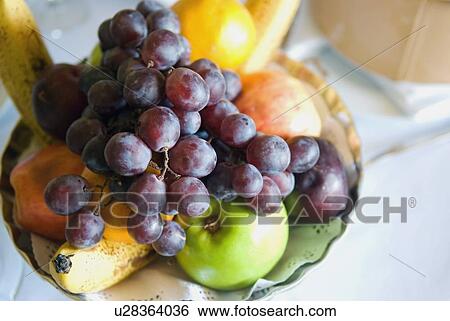 fruit in a bowl View Large Photo Image Stock Photograph - fruit in a bowl. Fotosearch