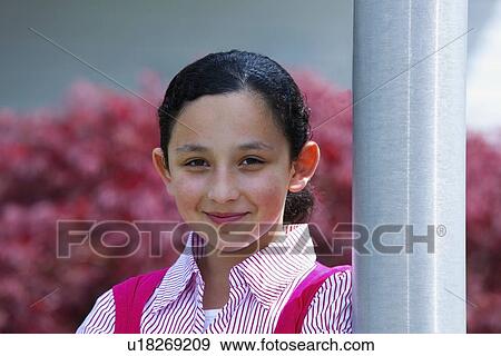 Stock Photo - portrait of a girl. Fotosearch