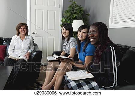 woman having a bible study View Large Photo Image Stock Photograph - woman having a bible study. Fotosearch