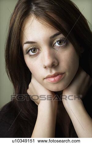 Attractive young woman View Large Photo Image Stock Image - Attractive young woman. Fotosearch