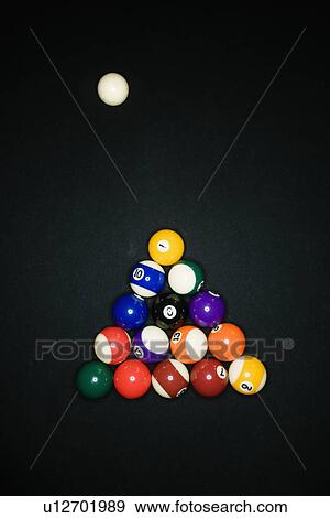 Billiard table with balls View Large Photo Image Stock Photo - Billiard table with balls. Fotosearch