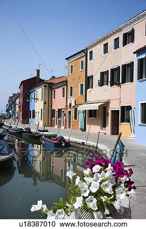 Buildings and Boats on Venice Canal View Large Photo Image Stock Image - Buildings and Boats on Venice Canal. Fotosearch