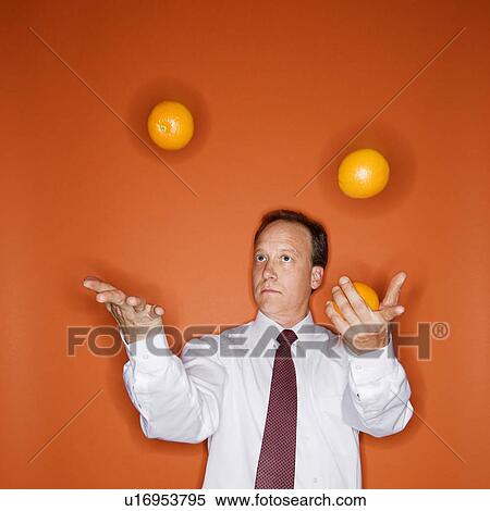 Stock Photography - Business juggler. Fotosearch