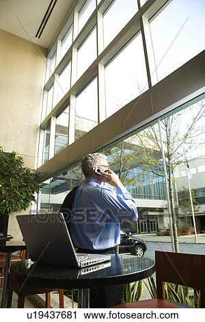 Businessman on Cellphone. View Large Photo Image Stock Image - Businessman on Cellphone.. Fotosearch