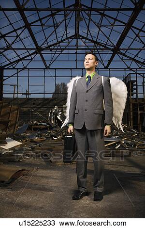 Businessman With Angel Wings View Large Photo Image Stock Image - Businessman With Angel Wings. Fotosearch