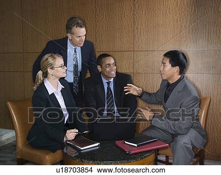 Businesspeople Meeting View Large Photo Image Picture - Businesspeople Meeting. Fotosearch