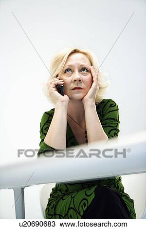 Businesswoman on cellphone. View Large Photo Image Stock Image - Businesswoman on cellphone.. Fotosearch