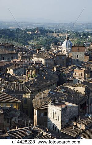 Stock Photo - Cityscape of Siena. Fotosearch