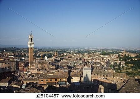 Cityscape of Siena View Large Photo Image Stock Photo - Cityscape of Siena. Fotosearch