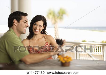 Couple Drinking and Smiling View Large Photo Image Stock Image - Couple Drinking and Smiling. Fotosearch