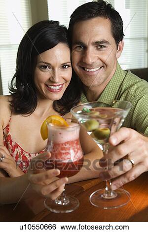 Couple Having Drinks View Large Photo Image Stock Photograph - Couple Having Drinks. Fotosearch