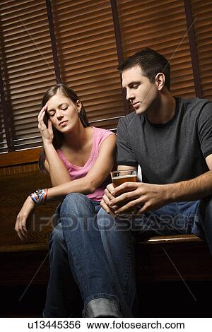 Couple Looking Uncomfortable View Large Photo Image Stock Photograph - Couple Looking Uncomfortable. Fotosearch