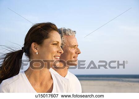 Stock Photo - Couple on Beach. Fotosearch