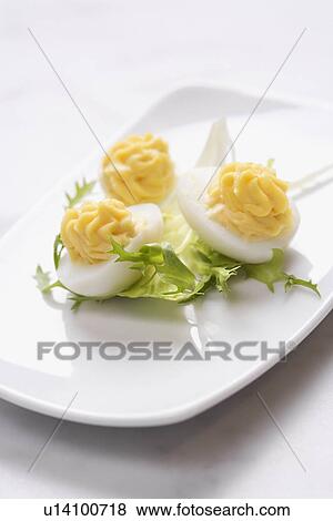 Stock Photo - Deviled Egg Appetizer. Fotosearch