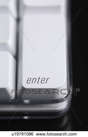 Enter Button on Computer Keyboard View Large Photo Image Stock Photograph - Enter Button on Computer Keyboard. Fotosearch