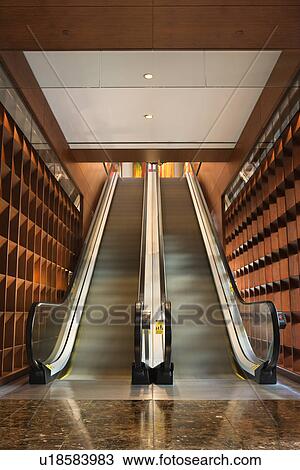 Escalators View Large Photo Image Stock Image - Escalators. Fotosearch
