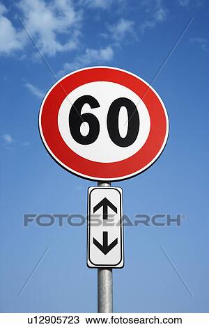 European Speed Limit Sign View Large Photo Image Stock Image - European Speed Limit Sign. Fotosearch