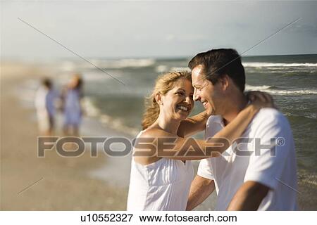 Stock Photo - Family at the Beach. Fotosearch