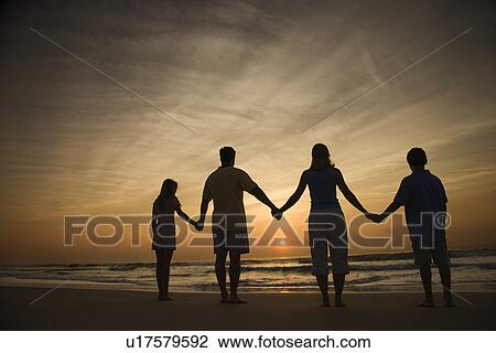 Family Holding Hands on Beach View Large Photo Image Stock Image - Family Holding Hands on Beach . Fotosearch