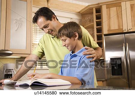 Father Helping Son with Homework View Large Photo Image Stock Image - Father Helping Son with Homework. Fotosearch