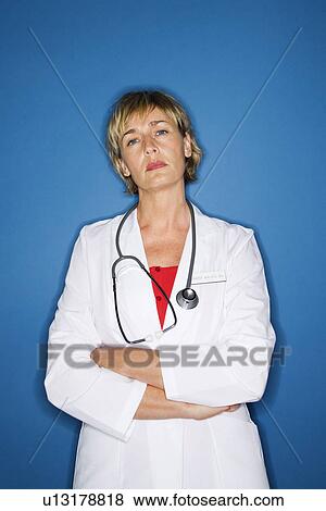 Female doctor View Large Photo Image Stock Photo - Female doctor. Fotosearch