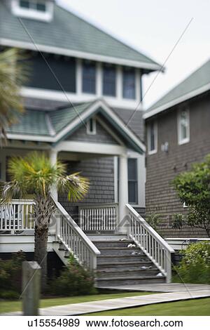 Front Porch of Home View Large Photo Image Stock Photo - Front Porch of Home. Fotosearch