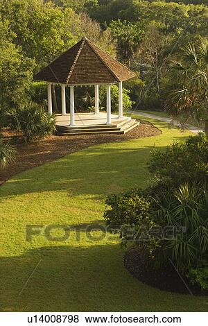 Stock Photo - Gazebo in Park. Fotosearch