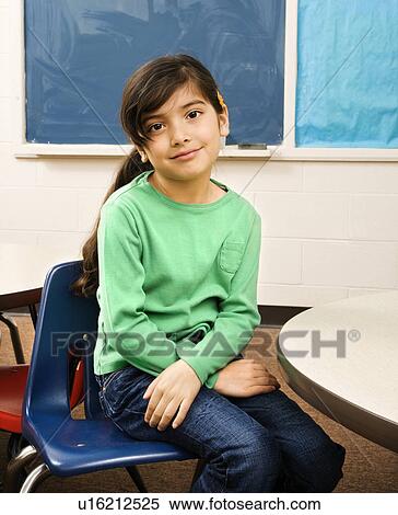 Girl in Classroom View Large Photo Image Stock Photography - Girl in Classroom. Fotosearch