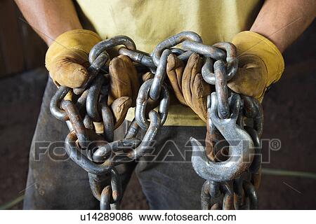 Gloved Hands Holding a Chain View Large Photo Image Stock Photograph - Gloved Hands Holding a Chain. Fotosearch