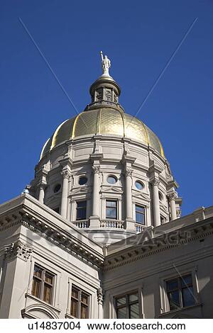Golden Dome of a State Capitol Building View Large Photo Image Picture - Golden Dome of a State Capitol Building. Fotosearch