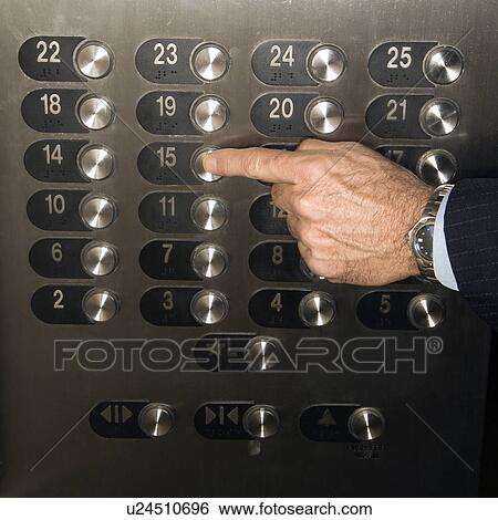 Hand Pushing Elevator Button View Large Photo Image Stock Photograph - Hand Pushing Elevator Button. Fotosearch