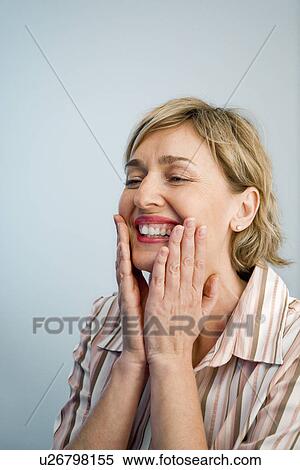 Happy smiling woman. View Large Photo Image Stock Photography - Happy smiling woman.. Fotosearch