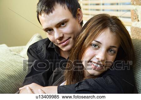 Stock Photography - Happy young couple. Fotosearch
