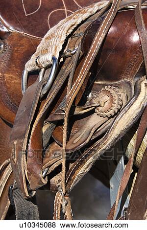 Horse Saddle on a Rail View Large Photo Image Stock Photo - Horse Saddle on a Rail. Fotosearch