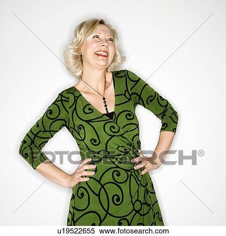 Stock Photography - Laughing woman portrait. Fotosearch