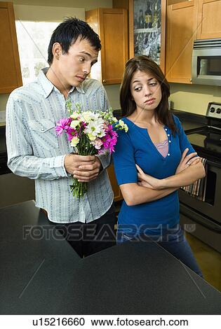 Man getting cold shoulder View Large Photo Image Stock Image - Man getting cold shoulder. Fotosearch