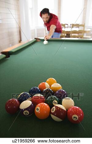 Man Shooting Pool View Large Photo Image Stock Photograph - Man Shooting Pool. Fotosearch