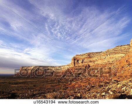 Mesa in the Desert View Large Photo Image Picture - Mesa in the Desert. Fotosearch