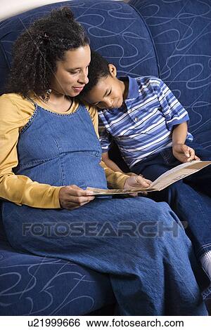 Mother Reading Book to Son View Large Photo Image Stock Photograph - Mother Reading Book to Son. Fotosearch