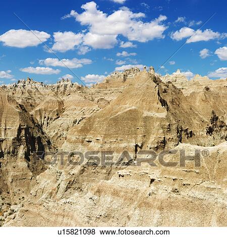 Stock Photo - Mountains in the South Dakota Badlands. Fotosearch