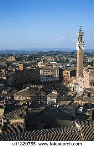 Stock Photography - Piazza del Campo. Fotosearch