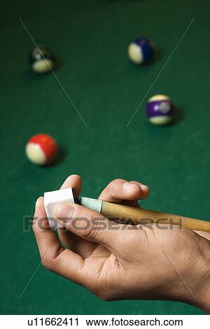 Pool Cue Chalking View Large Photo Image Stock Image - Pool Cue Chalking. Fotosearch
