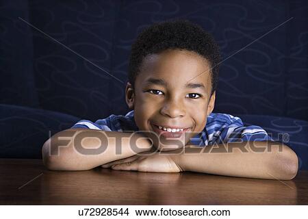 Picture - Portrait of Smiling Young Boy. Fotosearch