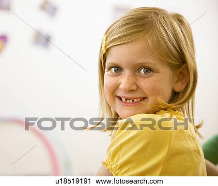 Stock Image - Portrait of Young Girl. Fotosearch