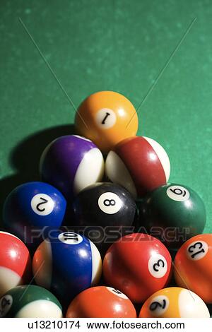 Racked Pool Balls View Large Photo Image Picture - Racked Pool Balls. Fotosearch