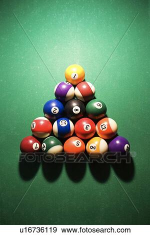 Racked Pool Balls View Large Photo Image Stock Photo - Racked Pool Balls. Fotosearch
