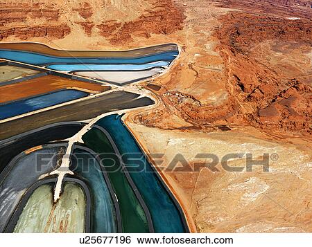 Rocky Landscape With Tailing Ponds View Large Photo Image Stock Photograph - Rocky Landscape With Tailing Ponds. Fotosearch