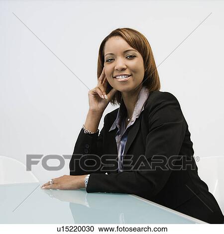 Smiling businesswoman portrait View Large Photo Image Stock Image - Smiling businesswoman portrait. Fotosearch